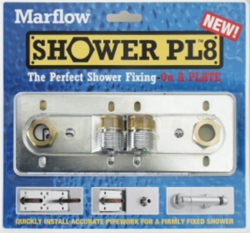 Marflow 'PL8' Shower Fixing Plate
